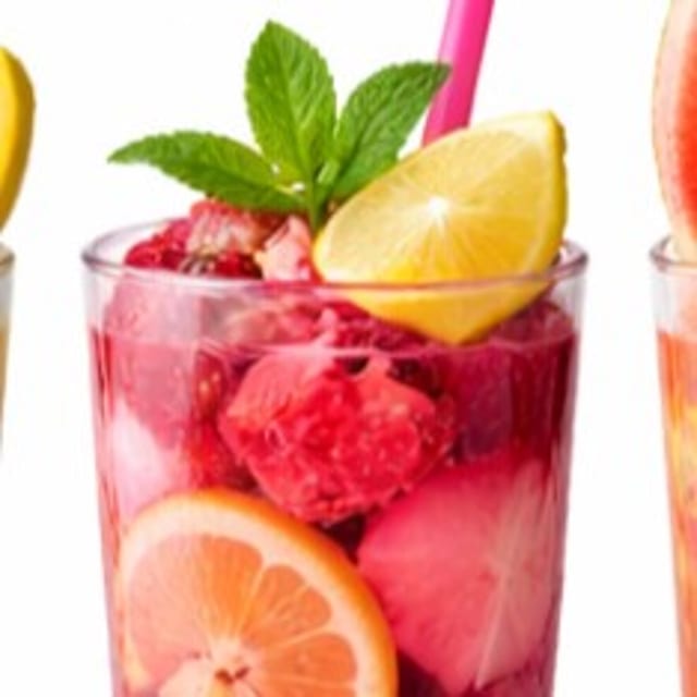Strawberry Dragonfruit Lemonade.